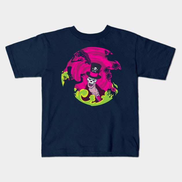 Evil Doctor Kids T-Shirt by Daletheskater